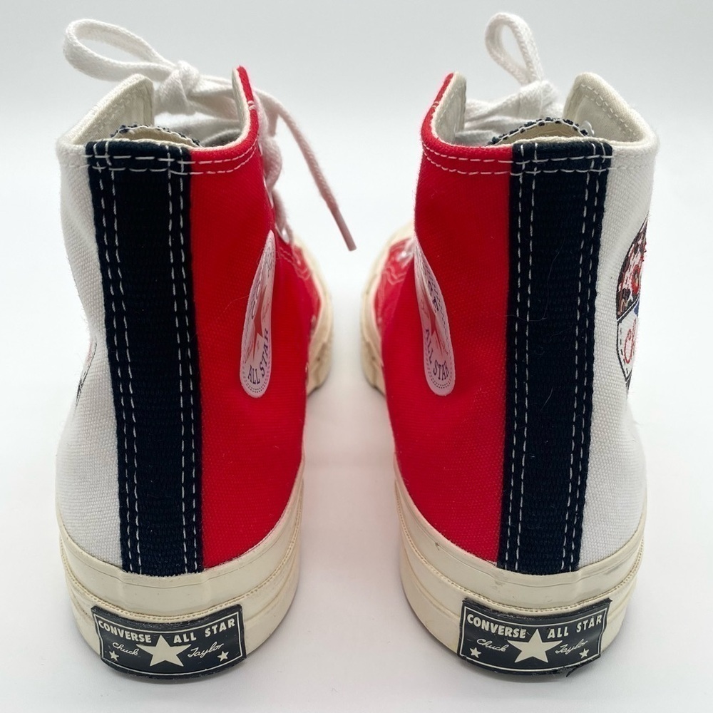 Converse Chuck Taylor All Star 70 Hi Top Logo Play Red/ White Sz 6 (Men) 8 (Wom) - Picture 7 of 9